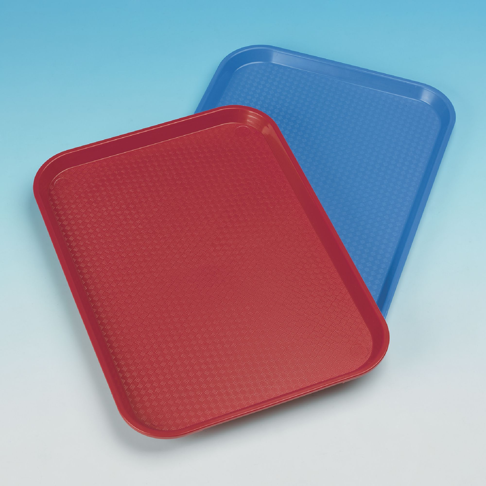 Polyproplene Fast Food Trays - Blue 406 x 305mm